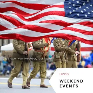Plenty of opportunity to listen to some live music this weekend and make sure to check out your parade options on Monday